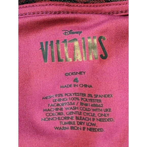 Torrid 4 Disney Villains Queen of Hearts Top 4X Long Sleeve Cinch Front Mesh - Picture 9 of 9